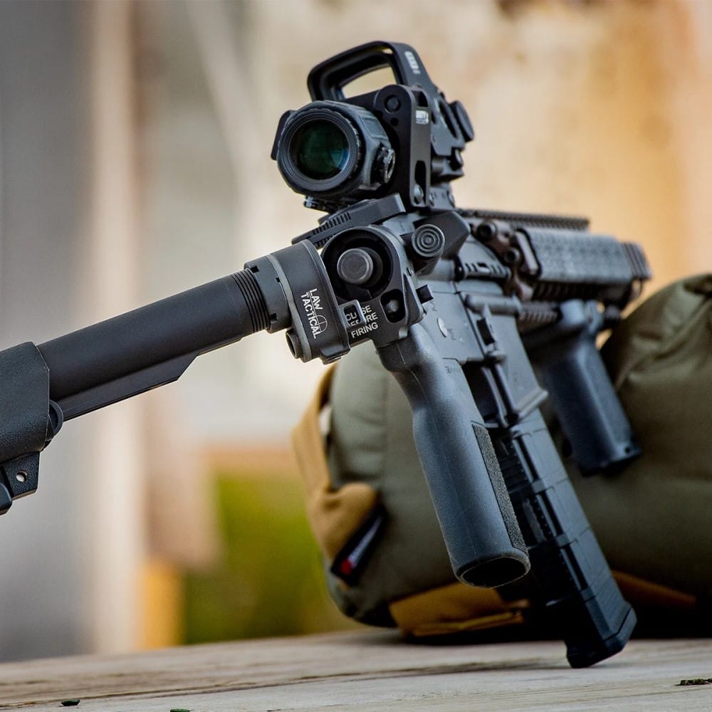 LAW TACTICAL AR FOLDING STOCK ADAPTER GEN 3-M – FDE - Image 6