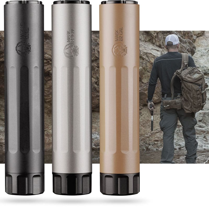 DEAD AIR MASK HD 22LR SUPPRESSOR – FDE - Image 2