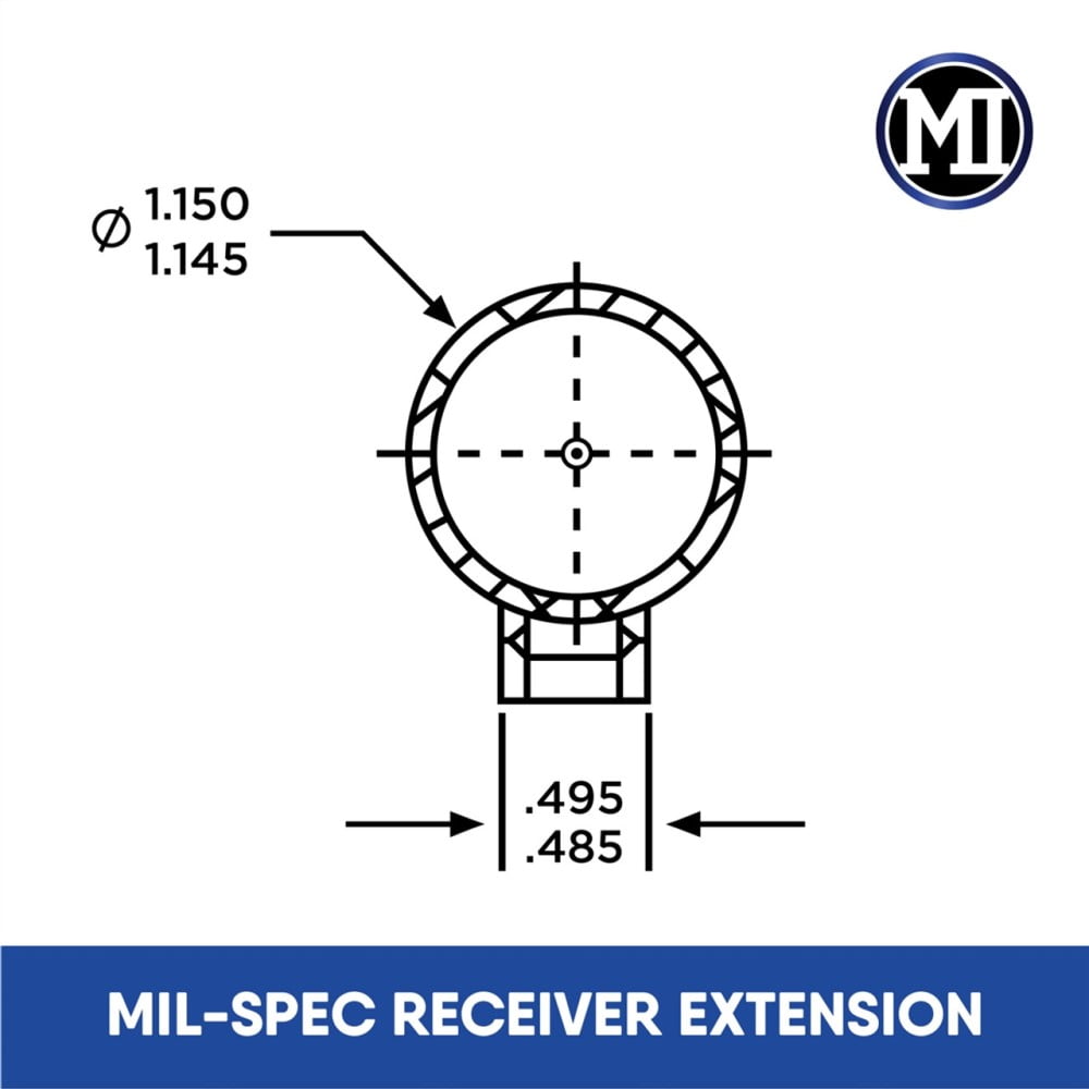 MIDWEST INDUSTRIES SIDE FOLDING BUFFER TUBE STOCK ADAPTER - Image 10