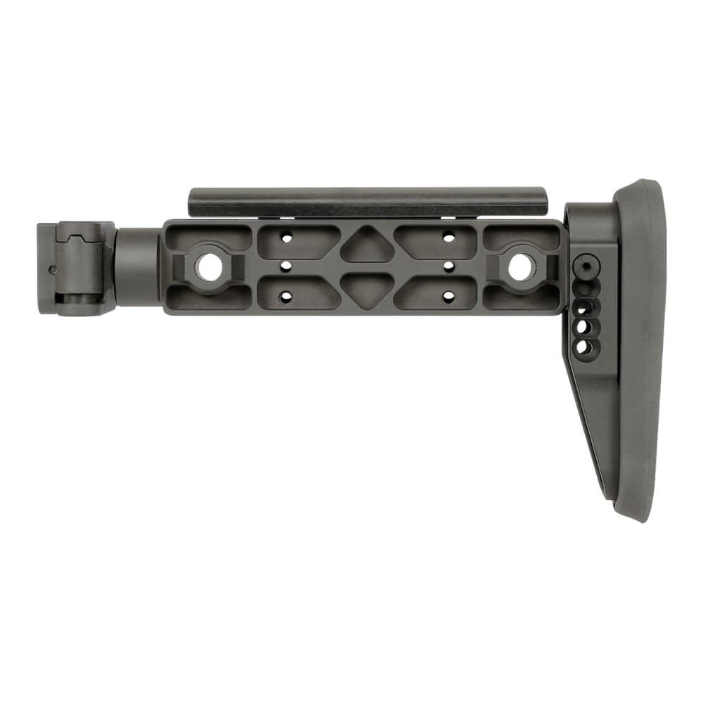 MIDWEST INDUSTRIES ALPHA SERIES FIXED BEAM SIDE FOLDING STOCK – BLACK - Image 2
