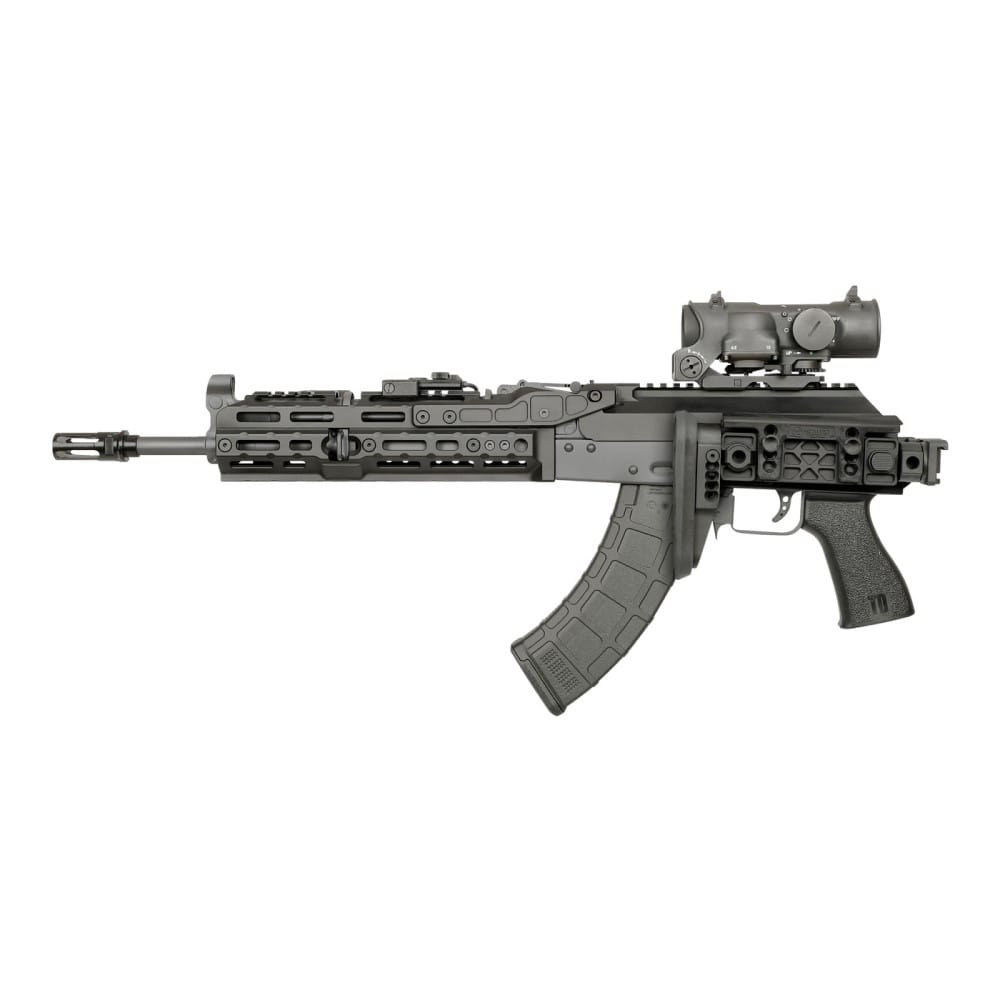 MIDWEST INDUSTRIES AK ALPHA SERIES FOLDING STOCK – BLACK - Image 3