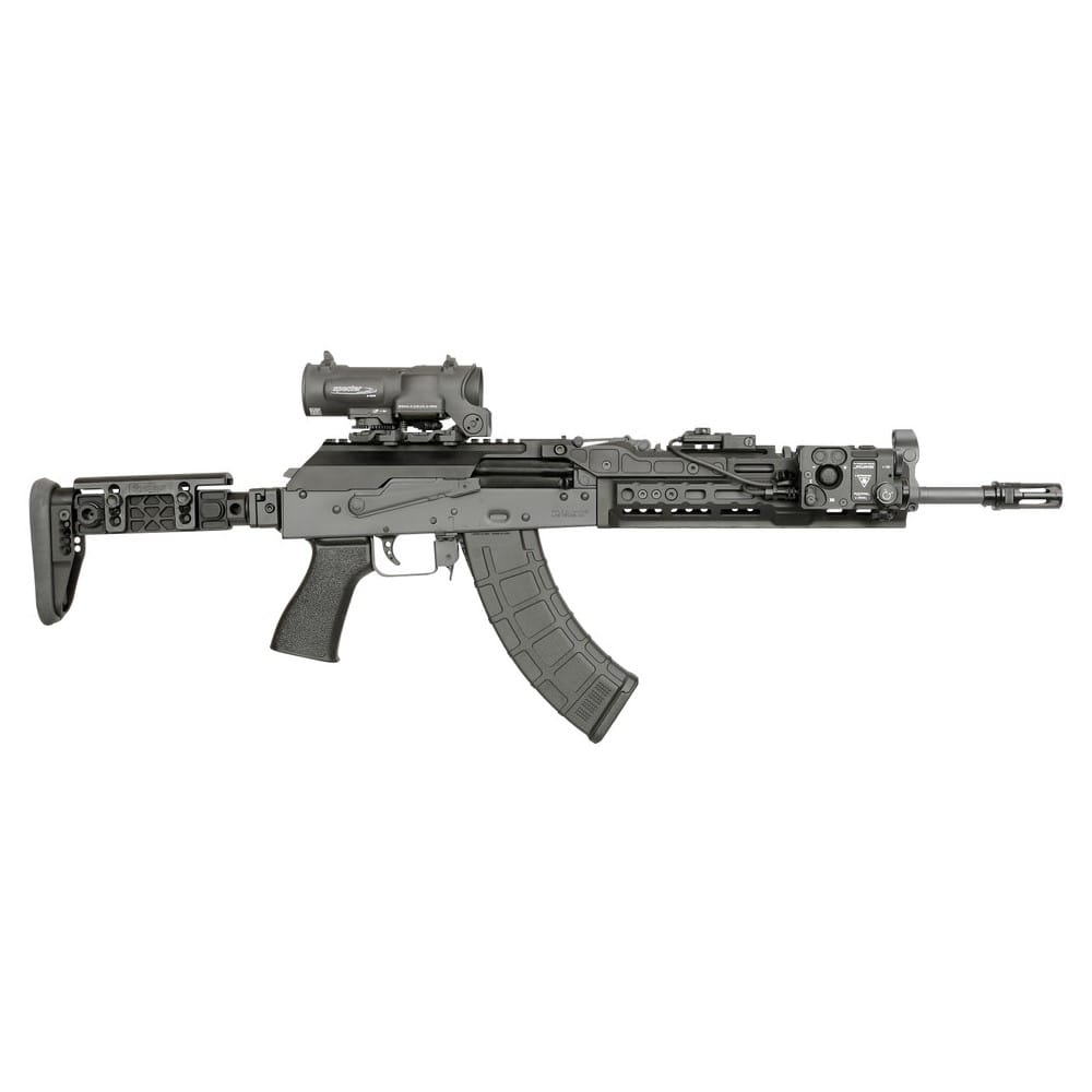 MIDWEST INDUSTRIES AK ALPHA SERIES FOLDING STOCK – BLACK - Image 4