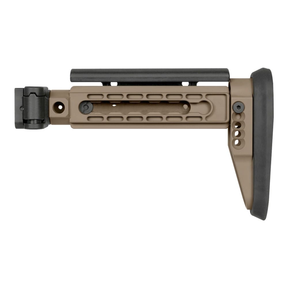MIDWEST INDUSTRIES AK ALPHA SERIES FOLDING STOCK – FDE - Image 2