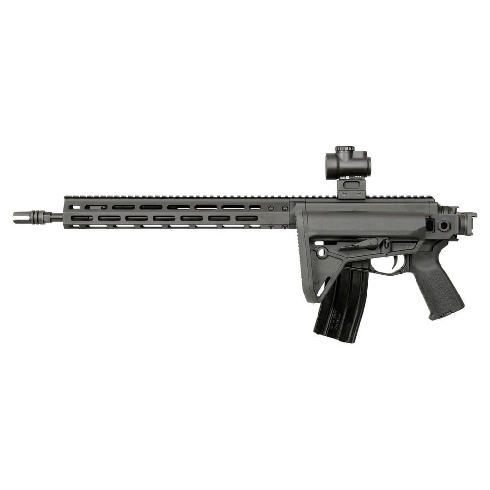 MIDWEST INDUSTRIES ALPHA SERIES M4 BEAM SIDE FOLDER STOCK – BLACK - Image 2
