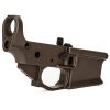 GRIFFIN ARMAMENT MK2 AMBI STRIPPED LOWER RECEIVER – TERRA BROWN ANODIZED - Image 3