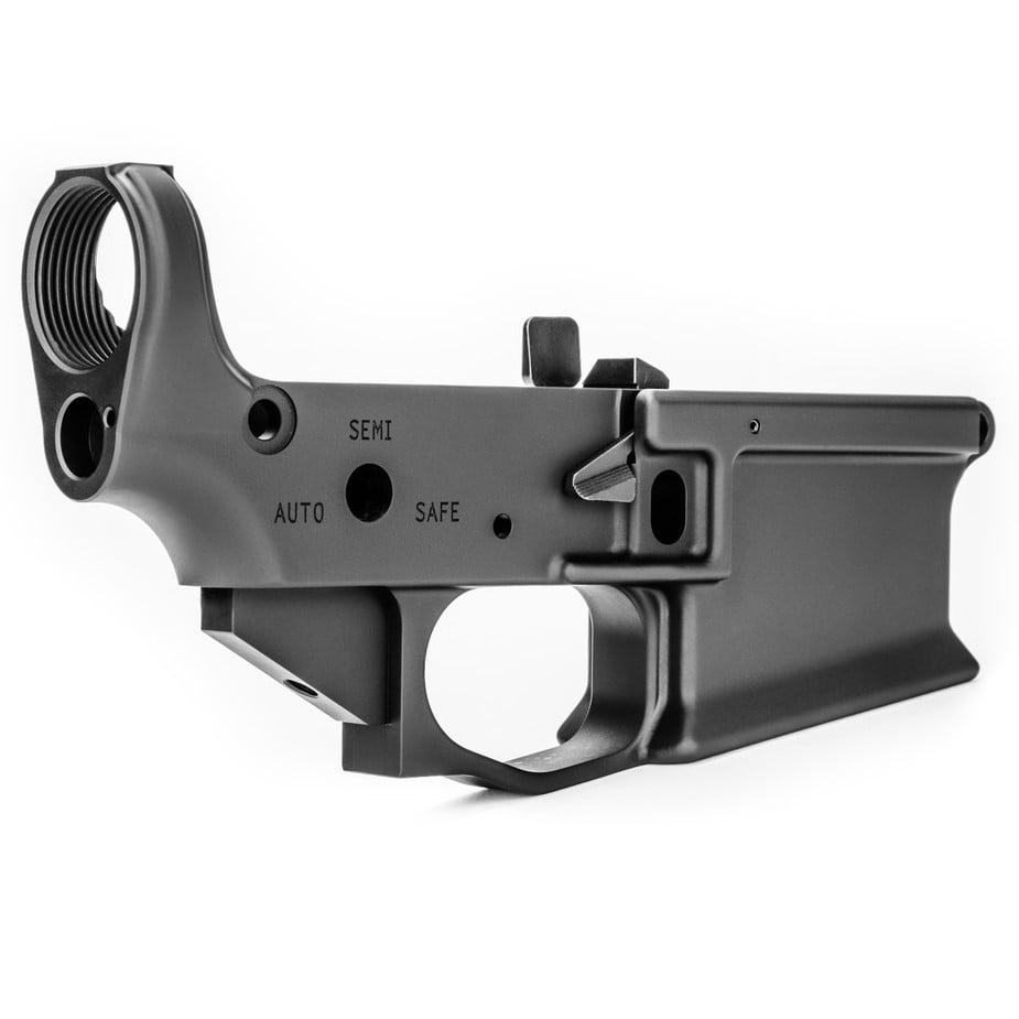 GRIFFIN ARMAMENT MK2 AMBI STRIPPED LOWER RECEIVER – BLACK - Image 4
