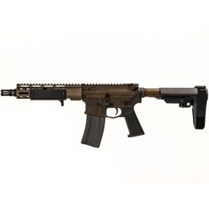 Alternative view of GRIFFIN ARMAMENT MK2 PSD 9.5″ 300BLK PISTOL – TERRA BROWN ANODIZED