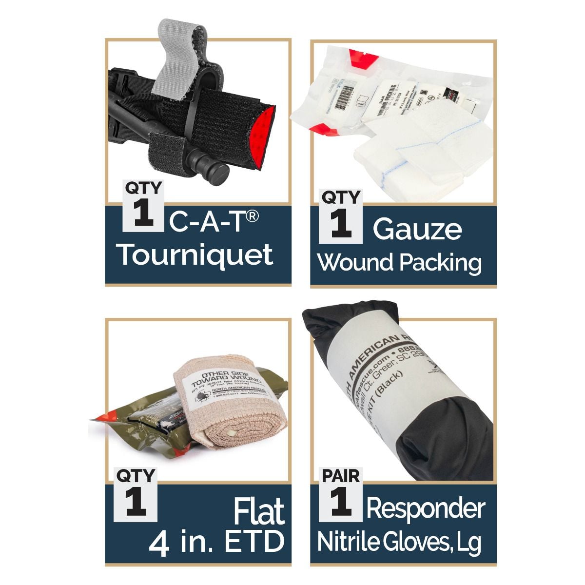 NORTH AMERICAN RESCUE INDIVIDUAL PATROL OFFICER MEDICAL KIT (IPOK) - Image 5