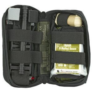 NORTH AMERICAN RESCUE M-FAK MINI FIRST AID KIT – BLACK