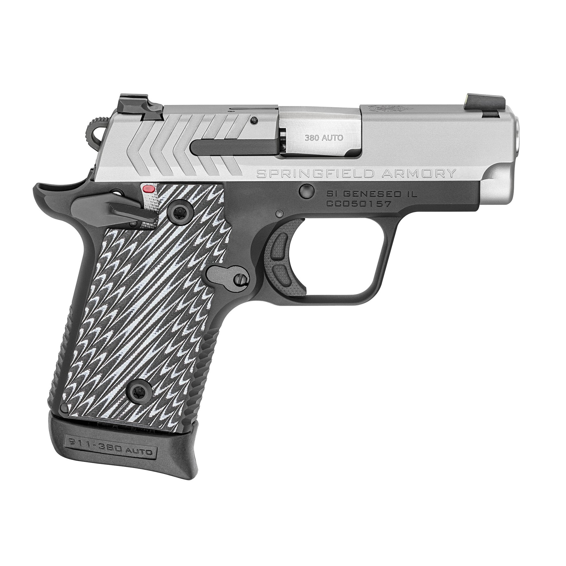 SPRINGFIELD ARMORY 911 380ACP 2.7″ STAINLESS – TRITIUM NIGHT SIGHTS