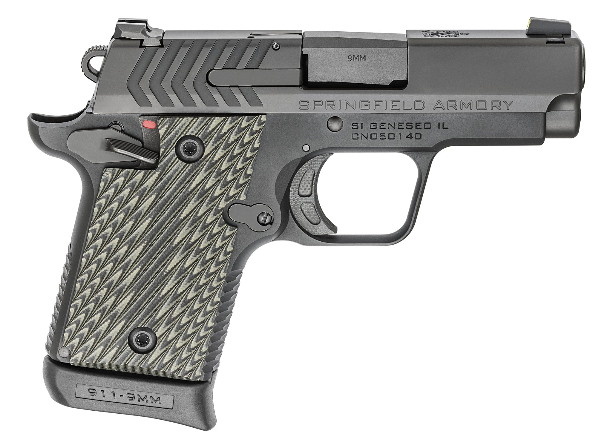 SPRINGFIELD ARMORY 911 9MM NITRIDE BLACK – TRITIUM NIGHT SIGHTS - Image 5