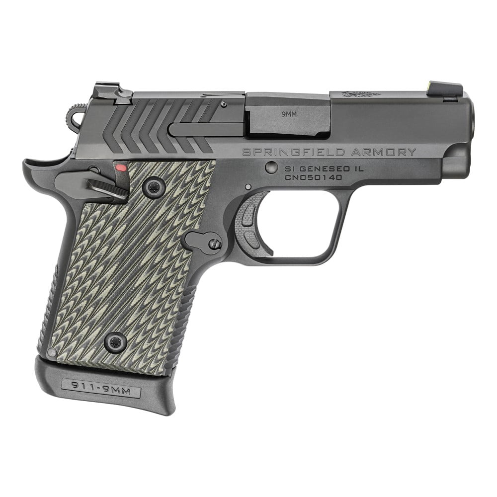 SPRINGFIELD ARMORY 911 9MM NITRIDE BLACK – TRITIUM NIGHT SIGHTS