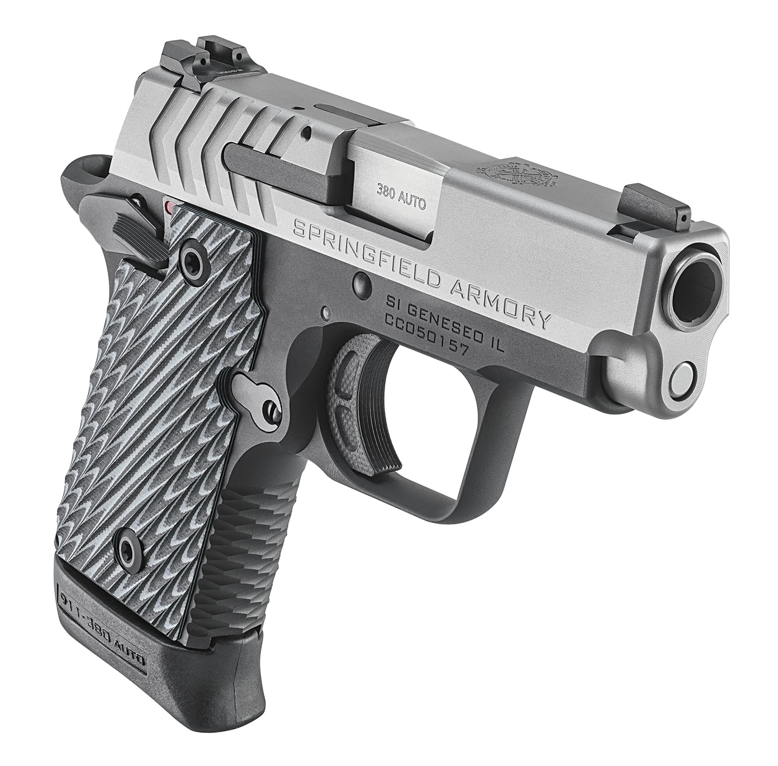 SPRINGFIELD ARMORY 911 380ACP 2.7″ STAINLESS – TRITIUM NIGHT SIGHTS - Image 2