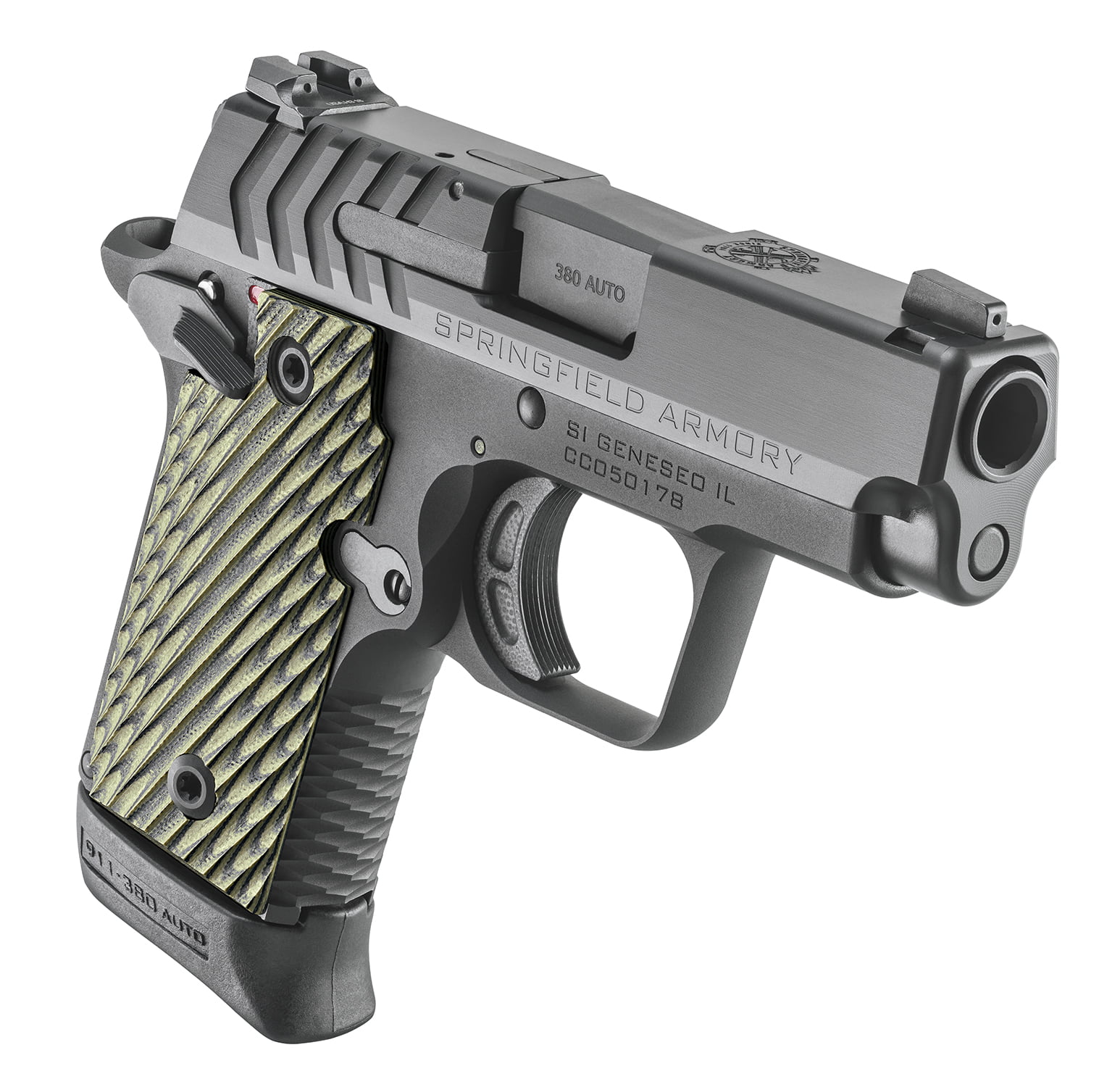 SPRINGFIELD ARMORY 911 380ACP 2.7″ NITRIDE BLACK – TRITIUM NIGHT SIGHTS - Image 5