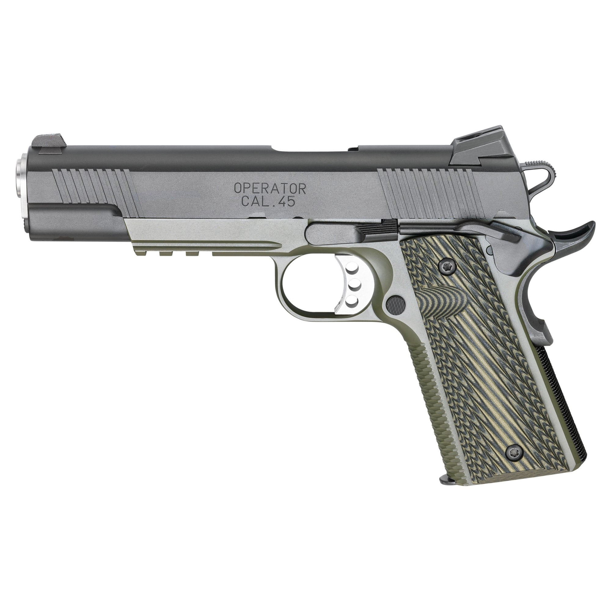 SPRINGFIELD ARMORY 1911 LOADED USMC OPERATOR 45ACP ODG FRAME W/RAIL PX9110ML18 - Image 2