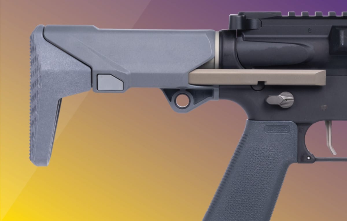 Q SHORTY STOCK – FITS AR/M4 RECEIVERS – GRAY - Image 2