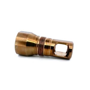 Alternative view of REARDEN BLYAT MUZZLE BRAKE – HEAT TREAT