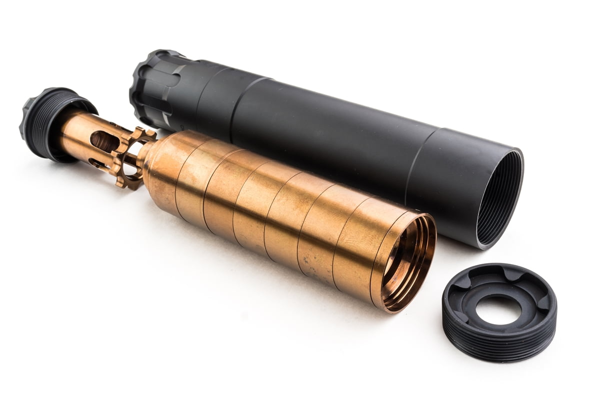 RUGGED OBSIDIAN 9 MODULAR 9MM SUPPRESSOR INCLUDES 1/2X28 PISTON – FDE - Image 2