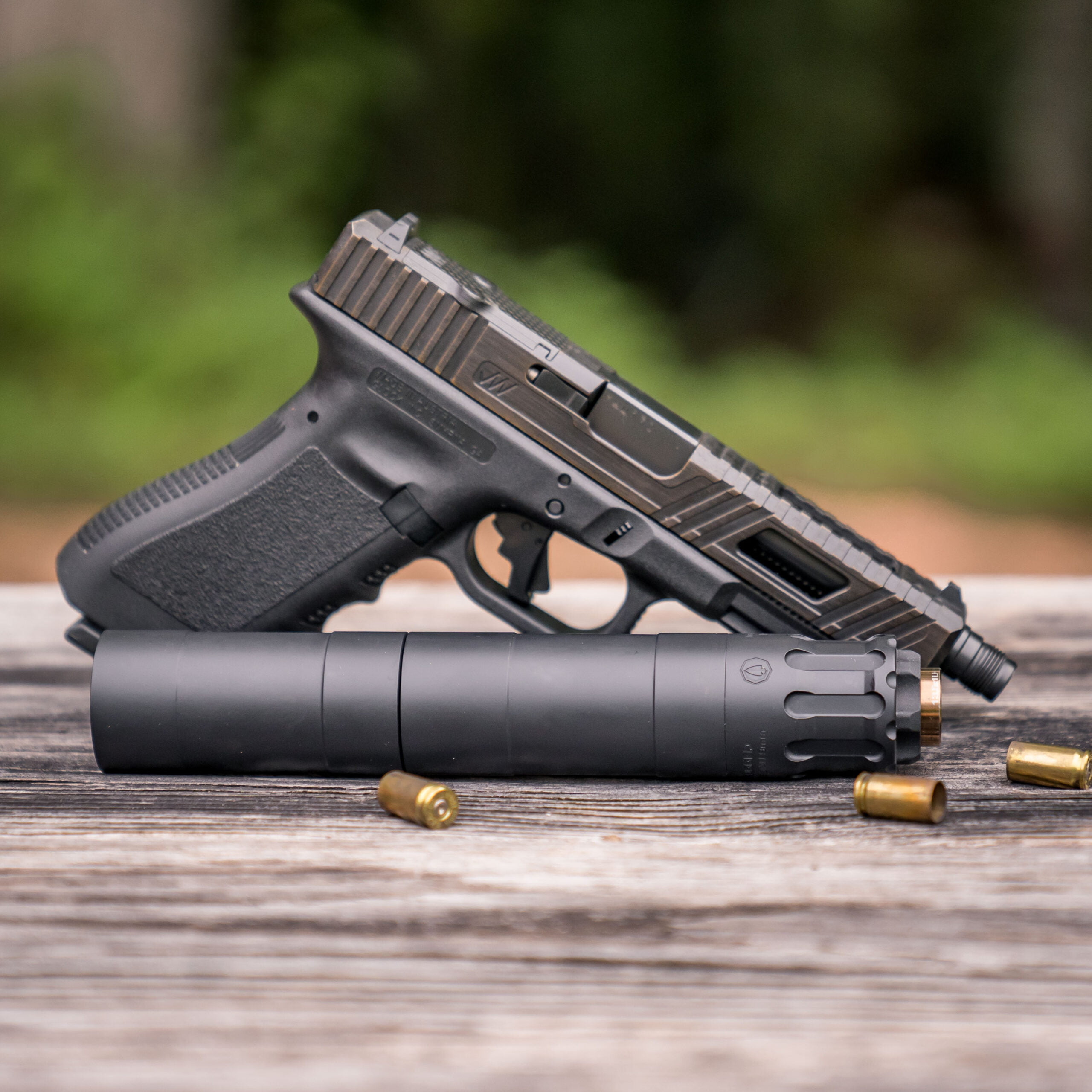 RUGGED OBSIDIAN 9 MODULAR 9MM SUPPRESSOR INCLUDES 1/2X28 PISTON – FDE - Image 6