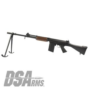 Alternative view of DS ARMS SA58 FAL 21″ BELGIUM STYLE FALO HEAVY BARREL 7.62 RIFLE – 50.41 CONFIGURATION