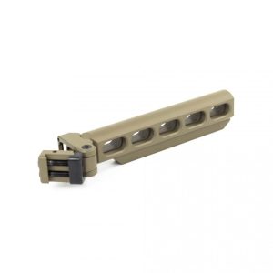 Alternative view of SAMSON B.R.E. BUFFERLESS RECEIVER EXTENSION W/ FOLDING 1913 MOUNT – FDE