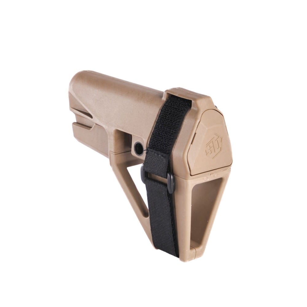 SB TACTICAL SBA5 5 POSITION ADJUSTABLE PISTOL STABILIZING BRACE FOR AR-15 – FDE - Image 3