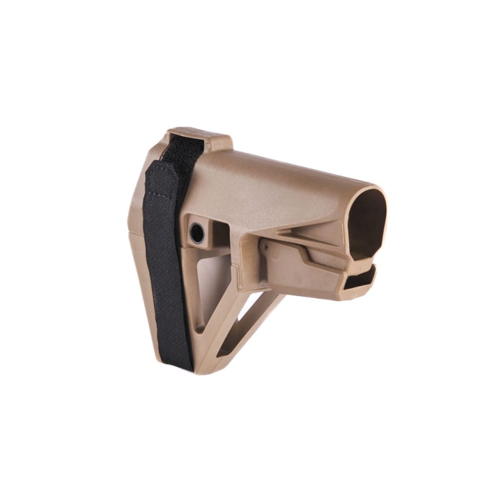 SB TACTICAL SBA5 5 POSITION ADJUSTABLE PISTOL STABILIZING BRACE FOR AR-15 – FDE - Image 5