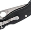 SPYDERCO PARAMILITARY 2 SATIN FINISH BLACK G-10 HANDLE – 3.44″ S30V SERRATED EDGE BLADE - Image 4