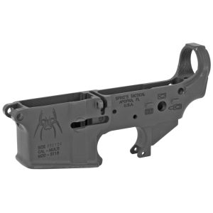 SPIKE’S SPIDER STRIPPED LOWER RECEIVER (BULLET MARKINGS)