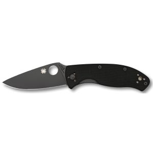 Alternative view of SPYDERCO TENACIOUS BLACK G-10 HANDLE BLACK DLC 3.39″ PLAIN EDGE BLADE