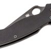 SPYDERCO PARAMILITARY 2 BLACK G-10 HANDLE BLACK DLC 3.44″ CPM-S45VN PLAIN EDGE BLADE - Image 3
