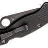 SPYDERCO PARAMILITARY 2 BLACK G-10 HANDLE BLACK DLC 3.44″ CPM-S45VN PLAIN EDGE BLADE - Image 4