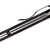SPYDERCO PARAMILITARY 2 BLACK G-10 HANDLE BLACK DLC 3.44″ CPM-S45VN PLAIN EDGE BLADE - Image 5