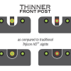TRIJICON HD XR TRITIUM NIGHT SIGHTS ORANGE FRONT SIGHT FITS GLOCK 20,21,29,30,31,32 - Image 4