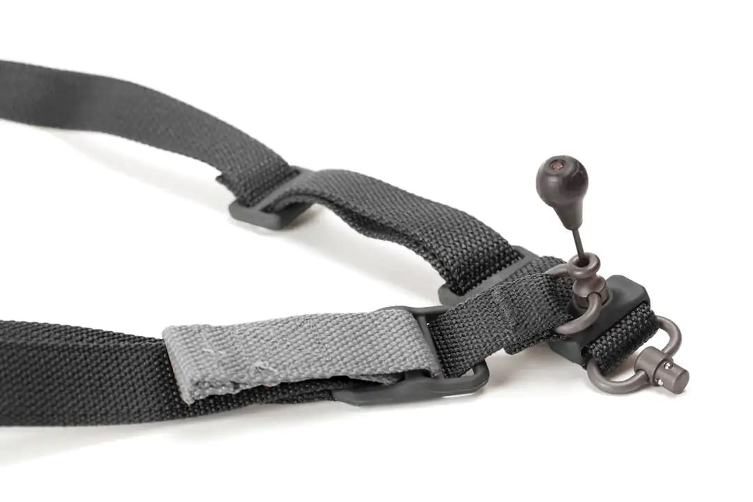 BLUE FORCE GEAR VICKERS 221 SLING – PADDED 2-TO-1 W/RED SWIVEL – BLACK - Image 3