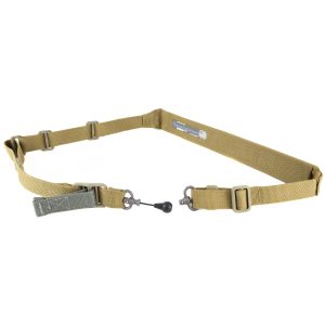 BLUE FORCE GEAR VICKERS 221 SLING – PADDED 2-TO-1 W/RED SWIVEL – COYOTE BROWN