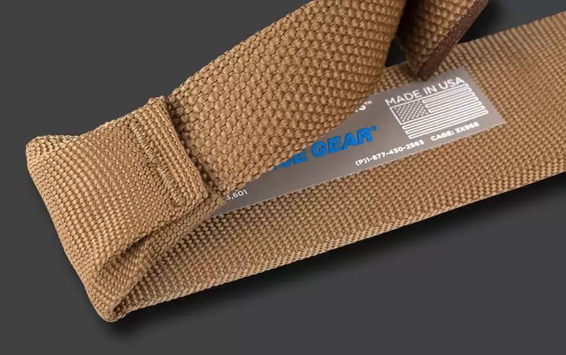BLUE FORCE GEAR VICKERS 221 SLING – PADDED 2-TO-1 W/RED SWIVEL – COYOTE BROWN - Image 7
