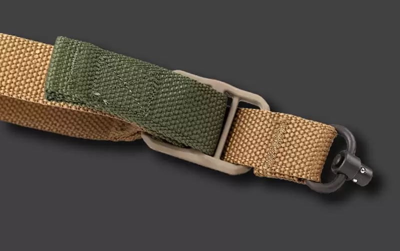 BLUE FORCE GEAR VICKERS 221 SLING – 2-TO-1 W/RED SWIVEL – COYOTE BROWN - Image 5