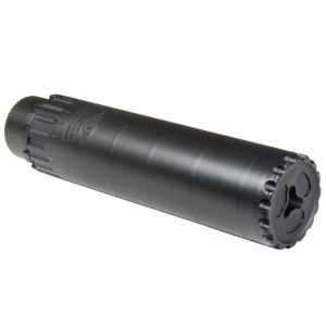 Alternative view of YHM TURBO T3 5.56 SUPPRESSOR W/ QD FLASH HIDER