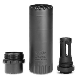 YHM TURBO K-RB 5.56 SUPPRESSOR W/ QD MOUNT FLASH HIDER