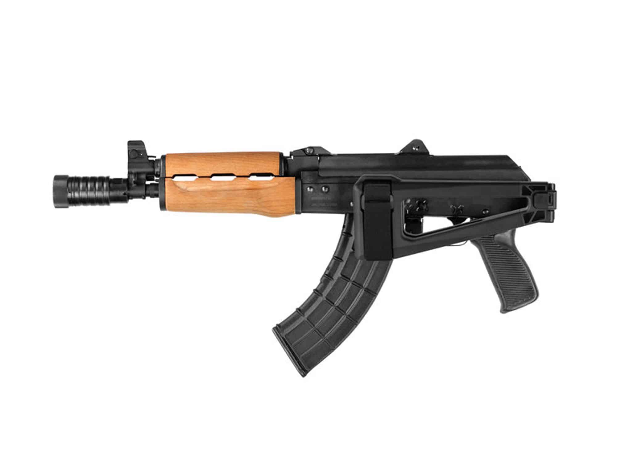 SB TACTICAL AKTF PISTOL BRACE TRIANGULAR SIDE FOLDING – BLACK - Image 2