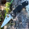SPYDERCO PARAMILITARY 2 SATIN FINISH BLACK G-10 HANDLE – 3.44″ S30V SERRATED EDGE BLADE - Image 7