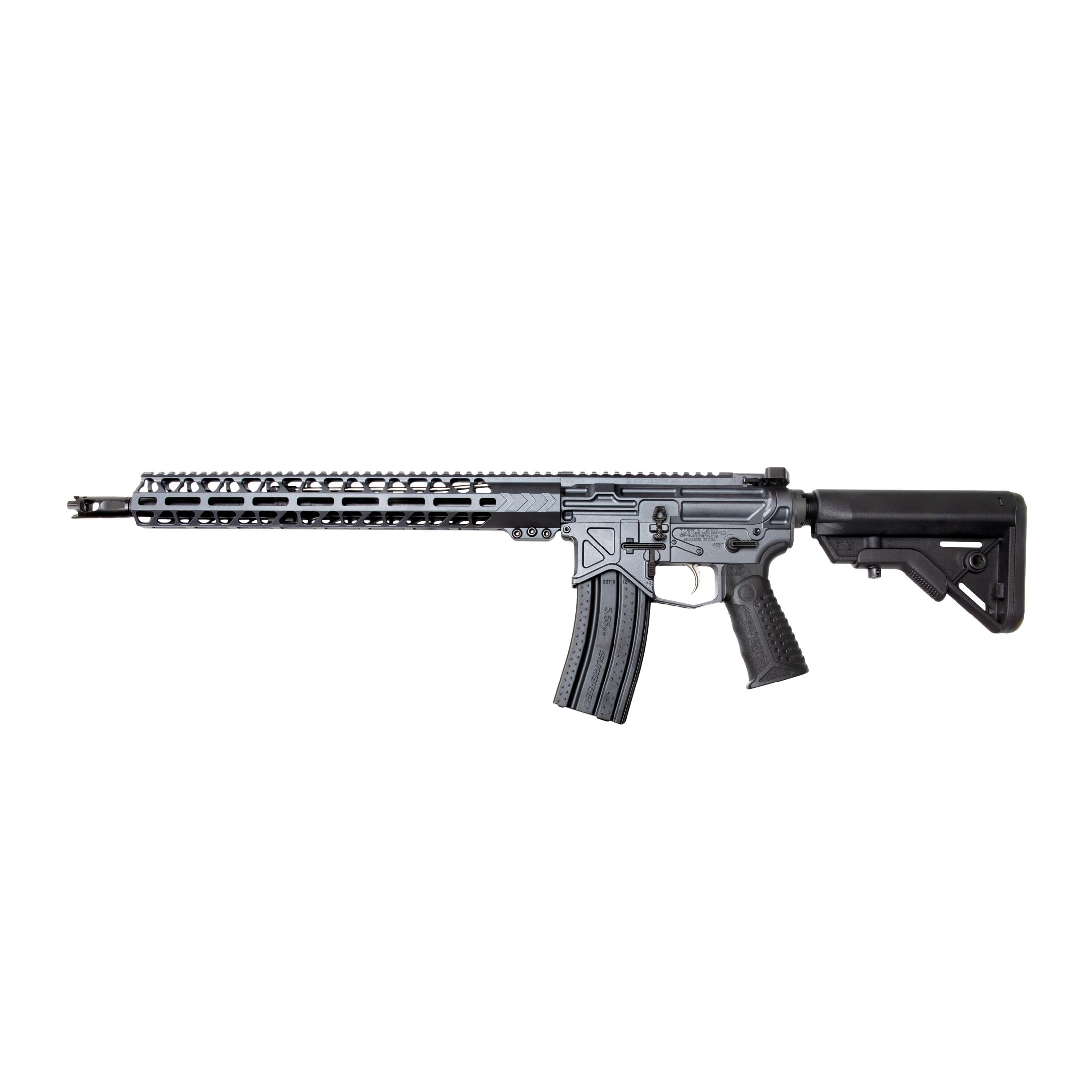 BATTLE ARMS DEVELOPMENT AUTHORITY ELITE 5.56MM RIFLE COMBAT GRAY BILLET RECEIVERS - Image 2