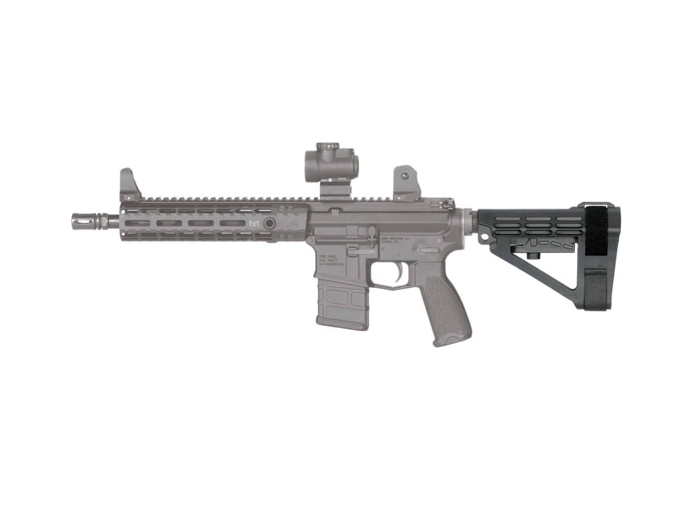 SB TACTICAL SBA4™ 5 POSITION ADJUSTABLE BRACE FOR AR-15 – BLACK - Image 2
