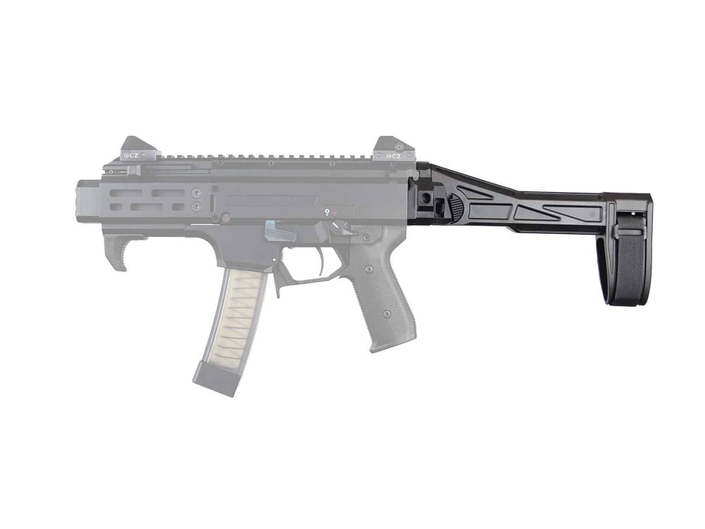 SB TACTICAL SBTEVO-G2™ PISTOL SIDE FOLDING BRACE – BLACK - Image 3