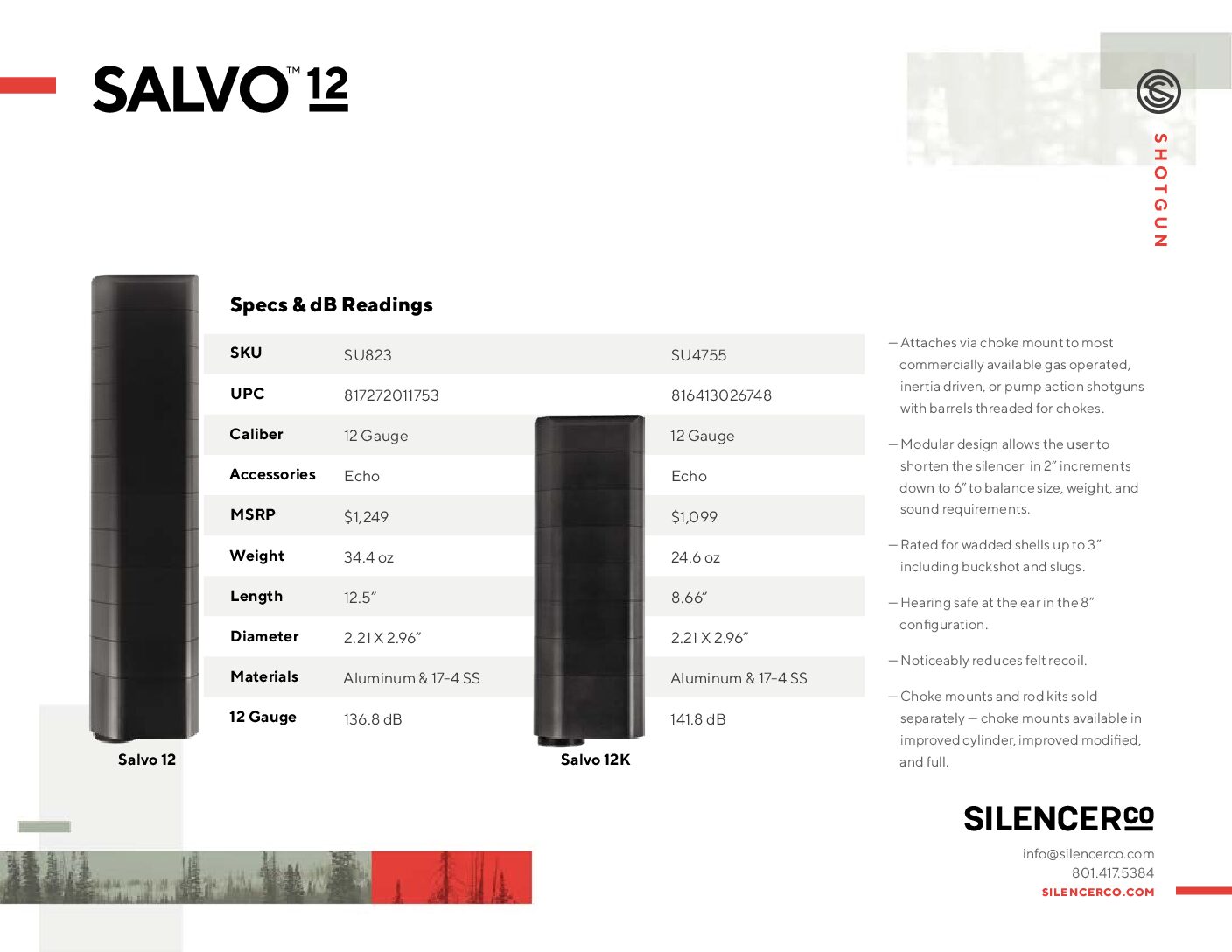 SILENCERCO SALVO 12 SHOTGUN SUPPRESSOR - Image 9